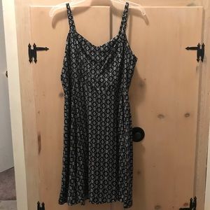 Black and White Flowy Dress